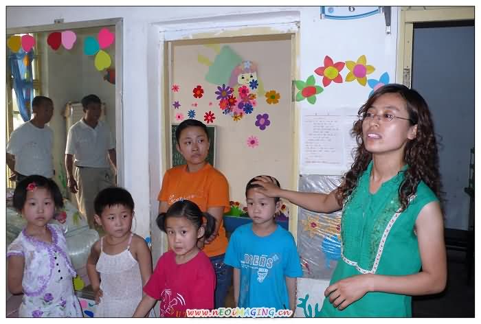 博爱聋康园王老师介绍孩子们情况