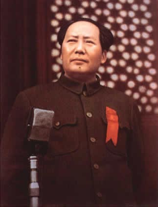 1949年毛泽东在开国大典上
